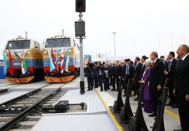 Leaders inaugurate Kars - Tbilisi - Baku railway 