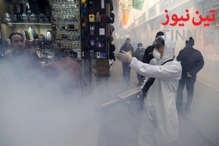 ضدعفونی و پاکسازی بازار تجریش