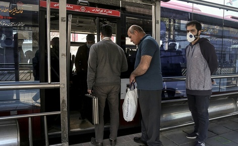  فاصله‌گذاری اجتماعی در اتوبوس‌های پایتخت