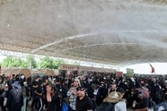 کاهش 10 درجه دمای هوا با سایبان های مجهز به سرمایش در پایانه مهران