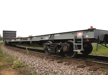 Wagons for heavy containers delivered