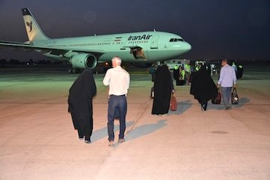 اعزام نخستین گروه زائران خانه خدا از فرودگاه زاهدان