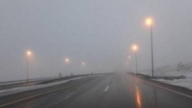مه آلودگی و لغزندگی در محورهای استان زنجان
