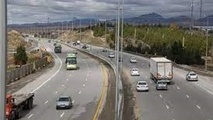 ترافیک سنگین در آزادراه قزوین کرج