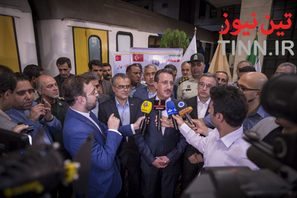 راه‌اندازی اولین قطار مسافری تهران - آنکارا