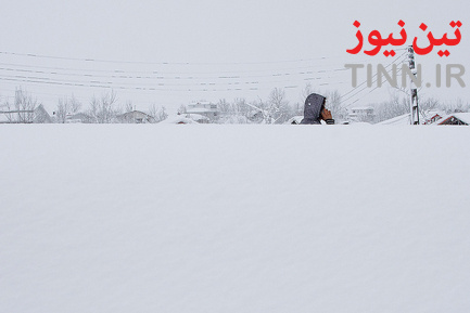 بارش سنگین برف در گیلان