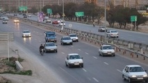 ترافیک نیمه‌سنگین در آزادراه قزوین_کرج_تهران 