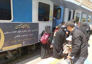 جابجایی ۷۷ هزار و ۵۰۰ زائر اربعین توسط راه‌ آهن جنوب تا پنجم مرداد