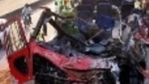 مرگ وحشتناک راننده ۷۰ ساله در اتوبان همت