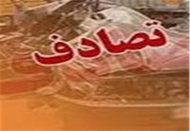 11 مصدوم بر اثر سانحه برخورد تریلی با مینی‌بوس در خرم‌آباد+اسامی