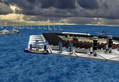First floating mega island tested in Netherlands