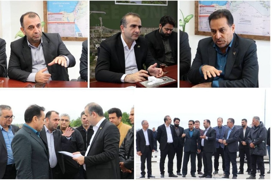معاون فنی و زیربنایی راه آهن از ایستگاه پشتیبان بندر کاسپین بازدید کرد