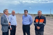 بازدید معاون وزیر و رییس سازمان راهداری و حمل ونقل جاده ای از محورهای استان هرمزگان‌‌