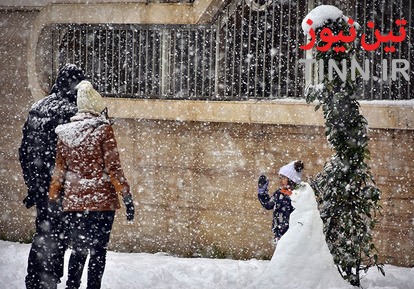 بارش سنگین برف در گیلان