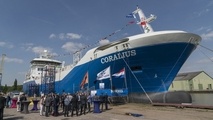 Ultra-modern 5,800 cbm LNG bunker vessel Coralius named in ceremony