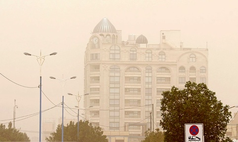 گرد و خاک در آبادان