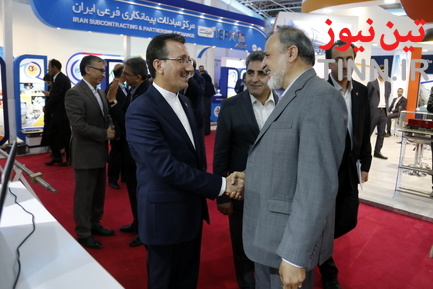 بازید مدیر عامل راه آهن از غرفه تین نیوز در نمایشگاه ریلی