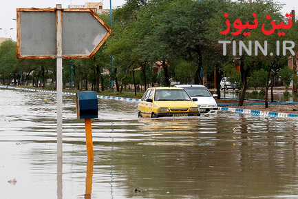 آبگرفتگی معابر در آبادان