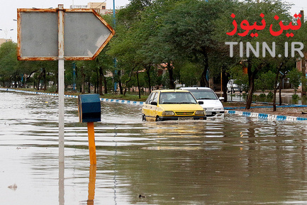 آبگرفتگی معابر در آبادان