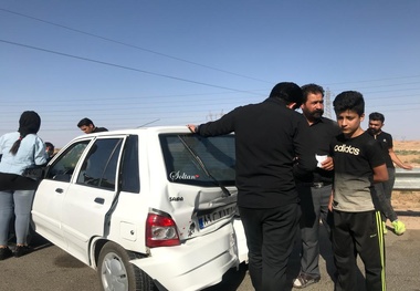 تصادف در محور قم_تهران