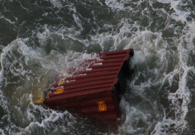 Container vessel capsizes in Vietnam