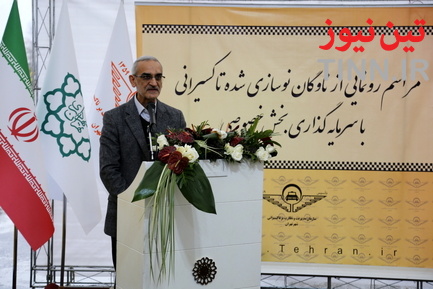 مراسم رونمایی از ناوگان نوسازی شده تاکسیرانی
