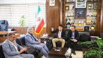 بازدید نماینده سازمان تجارت خارجی ژاپن در تاشکند از بندر شهید رجایی
