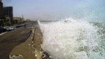 طوفان بنادر مسافری هرمزگان را تعطیل کرد