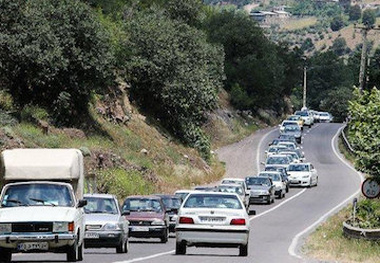 افزایش ۱۱ درصدی تردد نسبت به روز قبل در جاده‌های کشور