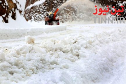 عملیات راهداری زمستانی در جاده هراز