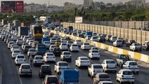 ترافیک سنگین در آزادراه تهران – شمال