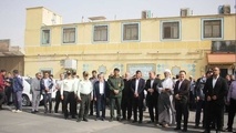 رونمایی از نماد قطار و نامگذاری رسمی میدان راه‌ آهن قم
