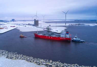 First LNG shipment arrives at Finnish Manga LNG terminal