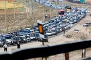از بارش برف در جاده های کشور تا یکطرفه شدن جاده چالوس