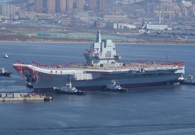 China’s Secretive Home-Built Aircraft Carrier Sets Out for Sea Trials
