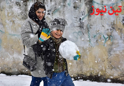 بارش سنگین برف در گیلان