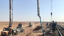  پل راه‌ آهن آران و بیدگل در آستانه تکمیل قرار گفت