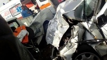 ۶ مصدوم در تصادف بزرگراه آزادگان