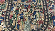 رونمایی از فرش نفیس «مشاهیر» در کاخ نیاوران