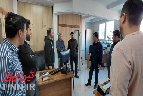بازدید سبحان نظری از شرکت ترکیب حمل ونقل 