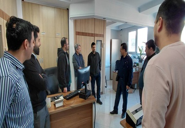 بازدید سبحان نظری از شرکت ترکیب حمل ونقل 
