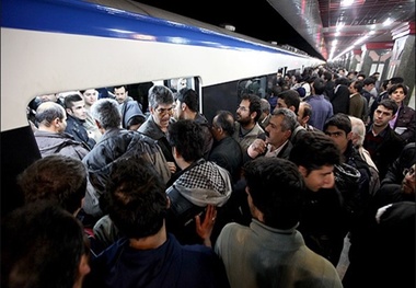 اختلال در خط یک متروی تهران