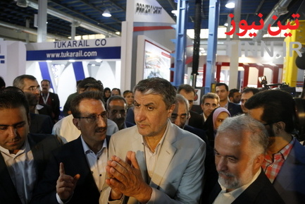 بازدید وزیر راه از هفتمین نمایشگاه بین‌المللی حمل‌ونقل ریلی