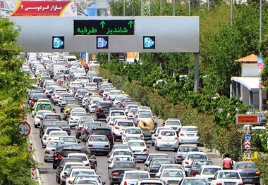 ترافیک در ورودی و خروجی مشهد پرحجم است