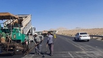 ۳۰ نقطه‌ حادثه دیده آزادراه کاشان نطنز اصفهان مرمت شد