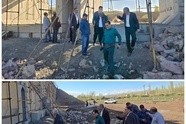 بازدید معاونان راه‌ آهن از پل‌ های بازسازی‌ شده شمال‌ غرب کشور