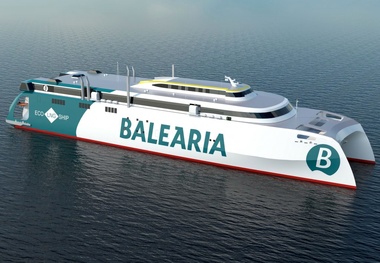 Balearia Unveils Construction of World’s 1st Dual-Fuel RoPax Fast Ferry
