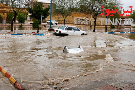 آبگرفتگی معابر در آبادان