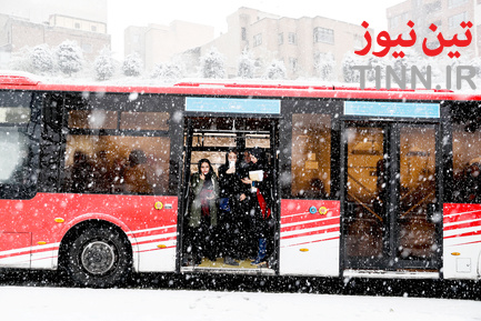 برف و ترافیک تهران