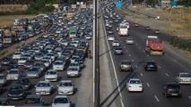 ترافیک در جاده های ورودی تهران سنگین است / وضعیت راه ها 20 تیر